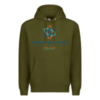 Army Green march for science astronaut Premium Hoodie - DesigneFamous