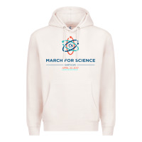 Pale Pink march for science astronaut Premium Hoodie - DesigneFamous