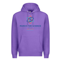 Purple march for science astronaut Premium Hoodie - DesigneFamous