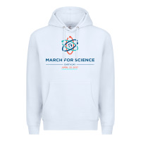 White march for science astronaut Premium Hoodie - DesigneFamous