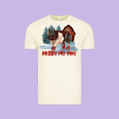Merry Pigmas Vintage Tee Designed By Lillyallendesigns