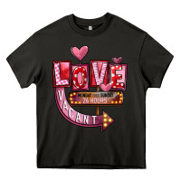 Asphalt Valentines Day Love Vacant Heavy Core Tee - FaDigitalArtStudio