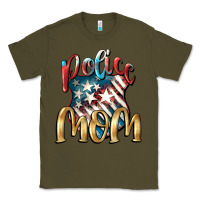 Army Green Police mom Mother's Day Classic Tee - FaDigitalArtStudio