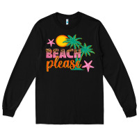 Black beach please Long Sleeve Tee - Artiststas
