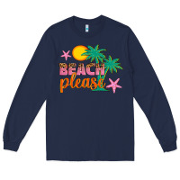 Navy beach please Long Sleeve Tee - Artiststas