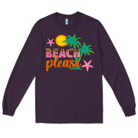 Plum beach please Long Sleeve Tee - Artiststas