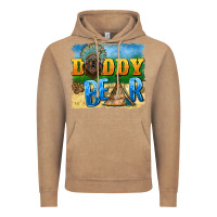 Vintage Coffee daddy bear native Vintage Hoodie - BarkalooDesign