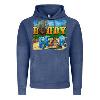 Vintage Denim daddy bear native Vintage Hoodie - BarkalooDesign
