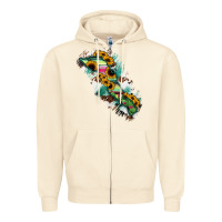 Sandshell Baja California Sur State Of Mexico Map Zipper Hoodie - RanaPortraitStore