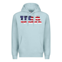 Blue Mist usa Premium Hoodie - DesigneFamous