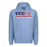 Colony Blue usa Premium Hoodie - DesigneFamous