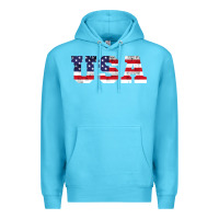 Ocean Blue usa Premium Hoodie - DesigneFamous