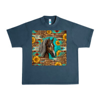 Midnight Navy western tennessee horse Urban Heavy Tee - LillyAllenDesigns