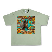 Oil Green western tennessee horse Urban Heavy Tee - LillyAllenDesigns