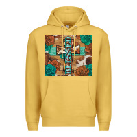 Antique Gold blessed cross Premium Hoodie - BarkalooDesign