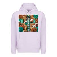 Lilac blessed cross Premium Hoodie - BarkalooDesign