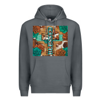 Rock blessed cross Premium Hoodie - BarkalooDesign