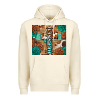 Sandshell blessed cross Premium Hoodie - BarkalooDesign
