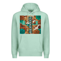 Seafoam blessed cross Premium Hoodie - BarkalooDesign