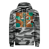 Slate Camo blessed cross Premium Hoodie - BarkalooDesign