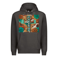 Smoke blessed cross Premium Hoodie - BarkalooDesign