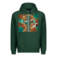 Sports Green blessed cross Premium Hoodie - BarkalooDesign