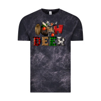 Cloud Black oh deer christmas Vintage Tee - LillyAllenDesigns