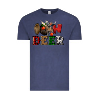 Vintage Denim oh deer christmas Vintage Tee - LillyAllenDesigns
