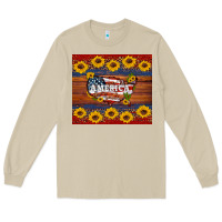 Mushroom usa map Long Sleeve Tee - Artiststas