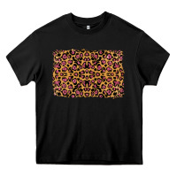Black leopard glitter background Heavy Core Tee - RanaPortraitStore