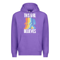 Bigfoot T  Shirt Bigfoot   This Girl Believes T  Shirt Premium Hoodie | Teevron