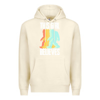 Sandshell bigfoot t  shirt bigfoot   this girl believes t  shirt Premium Hoodie - DesigneFamous