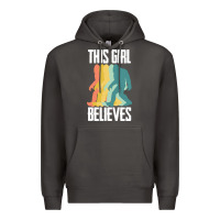 Smoke bigfoot t  shirt bigfoot   this girl believes t  shirt Premium Hoodie - DesigneFamous