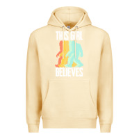 Pina Colada bigfoot t  shirt bigfoot   this girl believes t  shirt Premium Hoodie - DesigneFamous