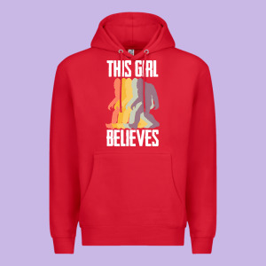 Bigfoot T  Shirt Bigfoot   This Girl Believes T  Shirt Premium Hoodie Designed By Designefamous