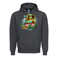 Smoke Campeche State Of Mexico Map Zipper Hoodie - RanaPortraitStore