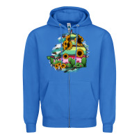 True Royal Campeche State Of Mexico Map Zipper Hoodie - RanaPortraitStore