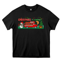 Black christmas is coming Heavy Core Tee - BundleAndBundleShop