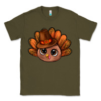 Army Green turkey and leopard pattern and thanksgiving hat bbs Classic Tee - BundleAndBundleShop
