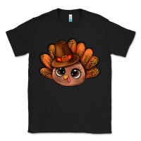 Black turkey and leopard pattern and thanksgiving hat bbs Classic Tee - BundleAndBundleShop