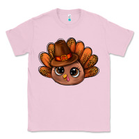 Bubblegum Pink turkey and leopard pattern and thanksgiving hat bbs Classic Tee - BundleAndBundleShop
