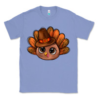 Colony Blue turkey and leopard pattern and thanksgiving hat bbs Classic Tee - BundleAndBundleShop