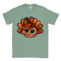 Sage turkey and leopard pattern and thanksgiving hat bbs Classic Tee - BundleAndBundleShop