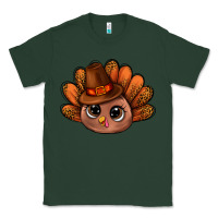 Sports Green turkey and leopard pattern and thanksgiving hat bbs Classic Tee - BundleAndBundleShop