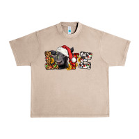 French Oak love christmas black angus Urban Heavy Tee - LillyAllenDesigns
