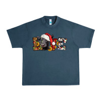 Midnight Navy love christmas black angus Urban Heavy Tee - LillyAllenDesigns