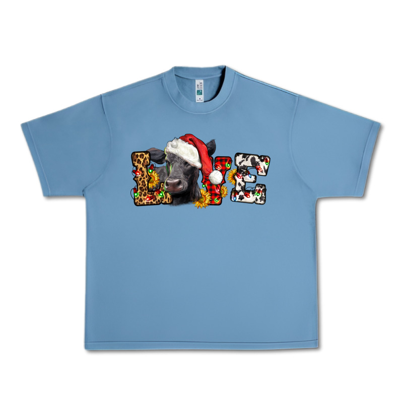 Love Christmas Black Angus Urban Heavy Tee by LillyAllenDesigns | Teevron
