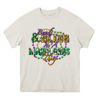 Cream heads and bling it's' a mardi gras thing Heavy Core Tee - FaDigitalArtStudio