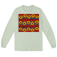 Matcha usa and sunflower pattern Long Sleeve Tee - Artiststas