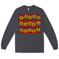 Smoke usa and sunflower pattern Long Sleeve Tee - Artiststas